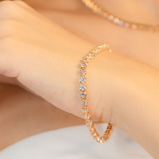 Pulseira Riviera Banhada a Ouro 18k | Verniz Alemão Antialérgico