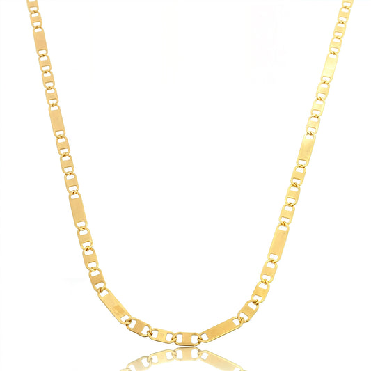 Colar Piastrine Masculino 60Cm | Banhado a Ouro 18k