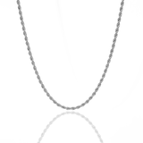 Mix de Colar e Pulseira Corrente Cordão Trançado Banhado