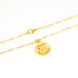 Colar de Signos Medalhas Banhado a Ouro 18K