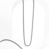 Mix de Colar e Pulseira Corrente Cordão Trançado Banhado
