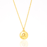 Colar de Signos Medalhas Banhado a Ouro 18K
