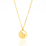 Colar de Signos Medalhas Banhado a Ouro 18K