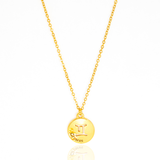 Colar de Signos Medalhas Banhado a Ouro 18K
