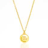 Colar de Signos Medalhas Banhado a Ouro 18K