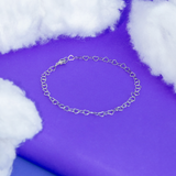 Pulseira Elos Coração Vazado