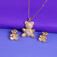 Conjunto Ted Banhado Ouro 18k Sortidos