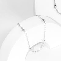 Mix de Colar e Pulseira Bolinhas Banhado a Prata