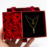 Embalagem Presente com Rosa
