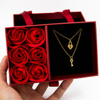 Embalagem Presente com Rosa