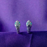 Brinco Argola Snake Cravejado em Zircônia | Banhado a Ouro 18k