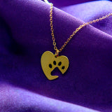 COLAR AMO MEU PET BANHADO EM OURO 18K