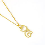 Colar Gatinho Vazado Folheado em Ouro 18K