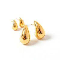 Kit Brincos Gota Tal Mãe Tal Filha Banhado a Ouro 18k