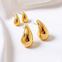 Kit Brincos Gota Tal Mãe Tal Filha Banhado a Ouro 18k