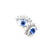 Brinco Pino Olho Grego Azul