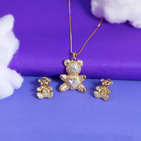 Conjunto Ted Banhado Ouro 18k Sortidos