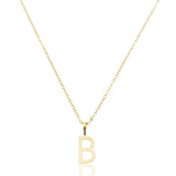 Colar Inicial Letra - Banhado a Ouro 18k
