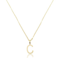 Colar Inicial Letra - Banhado a Ouro 18k