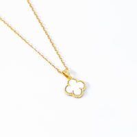 Kit Trevo Virginia Madrepérola | Banhado a Ouro 18k