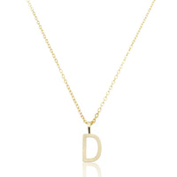 Colar Inicial Letra - Banhado a Ouro 18k