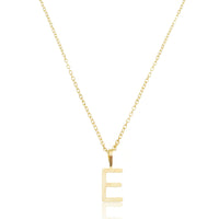 Colar Inicial Letra - Banhado a Ouro 18k