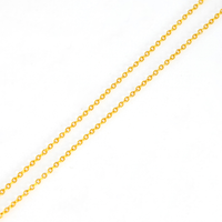 Colar com Pingente de Coração Banhado a Ouro 18k