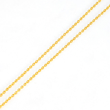 Colar com Pingente de Coração Banhado a Ouro 18k