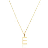 Colar Inicial Letra - Banhado a Ouro 18k