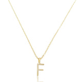 Colar Inicial Letra - Banhado a Ouro 18k
