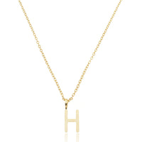 Colar Inicial Letra - Banhado a Ouro 18k