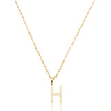 Colar Inicial Letra - Banhado a Ouro 18k