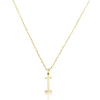 Colar Inicial Letra - Banhado a Ouro 18k