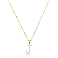 Colar Inicial Letra - Banhado a Ouro 18k