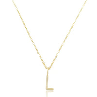 Colar Inicial Letra - Banhado a Ouro 18k