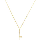 Colar Inicial Letra - Banhado a Ouro 18k