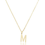 Colar Inicial Letra - Banhado a Ouro 18k