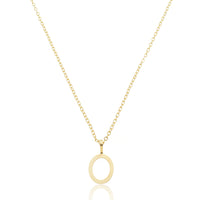 Colar Inicial Letra - Banhado a Ouro 18k