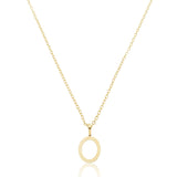 Colar Inicial Letra - Banhado a Ouro 18k