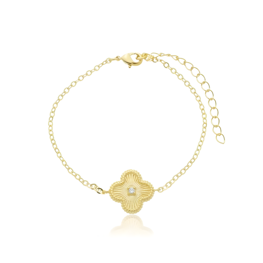 Pulseira Trevo Vintage Alhambra | Banhada em Ouro 18K