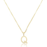 Colar Inicial Letra - Banhado a Ouro 18k