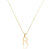 Colar Inicial Letra - Banhado a Ouro 18k