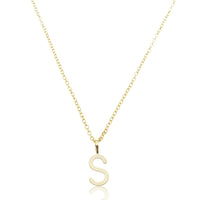 Colar Inicial Letra - Banhado a Ouro 18k