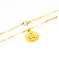 Colar de Signos Medalhas Banhado a Ouro 18K