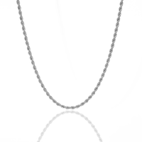 Mix de Colar e Pulseira Corrente Cordão Trançado Banhado