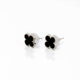 Conjunto Brinco e Colar Triplo 3 Folhas de Trevos Banhado em Ouro 18K