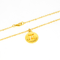 Colar de Signos Medalhas Banhado a Ouro 18K