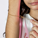 Pulseira Elo Português Banhado