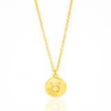 Colar de Signos Medalhas Banhado a Ouro 18K