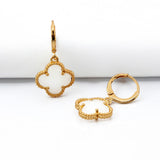 Kit Trevo Virginia Madrepérola | Banhado a Ouro 18k